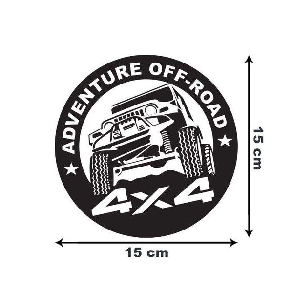 برچسبب بدنه خودرو طرح آفرود کد adventure