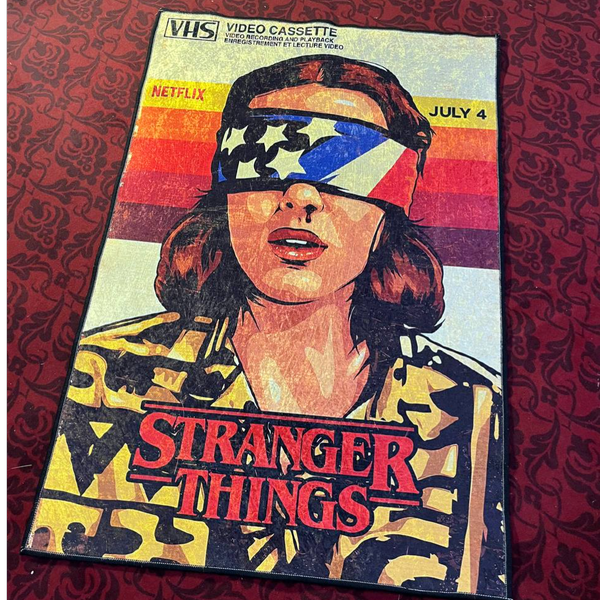 غالیچه راگ طرح استرنجر تینگز جنس پرمیوم Stranger Things Rug