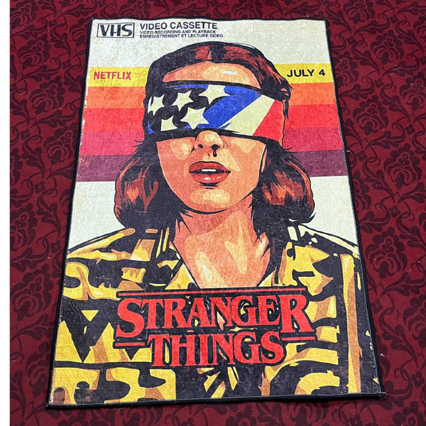 غالیچه راگ طرح استرنجر تینگز جنس پرمیوم Stranger Things Rug