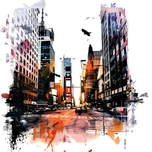 برچسب ضد آب یا لیبل UVDTF اجسام مدل Street