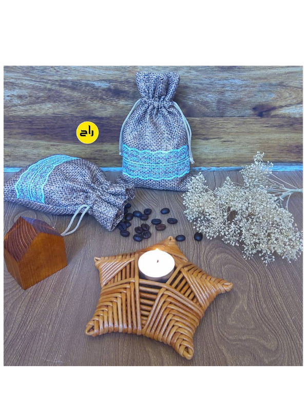 جا شمعی ستاره‌ای حصیری استودیو راح