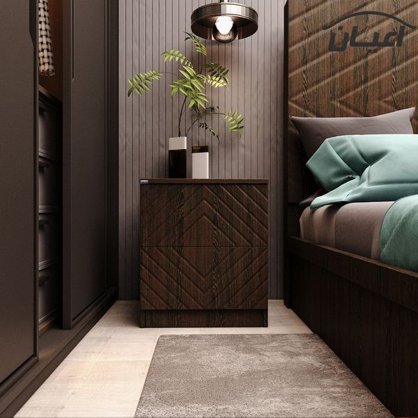 سرویس خواب دونفره اعیان مدل FH450 سایز 160x200 سانتی متر سه تکه