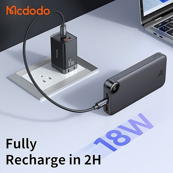 پاوربانک مک دودو مدل MC-3850 ظرفیت 10000 میلی آمپرساعت