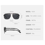 عینک آفتابی مردانه مدل 6320C84-P101 Polarized