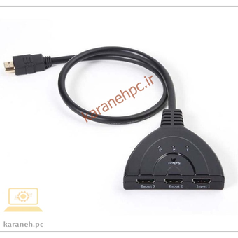 سوئیچ HDMI 4K دستی 3 پورت مدل I fortech