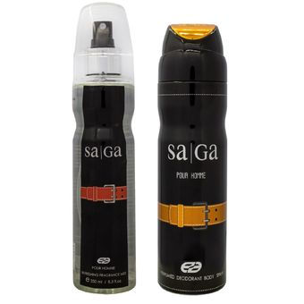 بادی اسپلش مردانه عماد آرا مدل Saga حجم 250 میلی لیتر به همراه ا