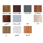 تخت خواب یک نفره مدل ویترین سایز 120x200 سانتی متر