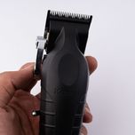 ماشین اصلاح موی سر و صورت کیمی KM-2296 | کلیپر حرفه‌ای شارژی، تیغه کربن استیل، 350 دقیقه کارکرد