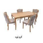 میز و صندلی ناهارخوری 4 نفره گالری چوب آشنایی مدل Khod-Flmngo4