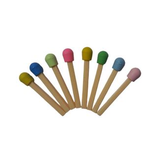 پاک کن مدل چوب کبریتی طرح گوسفند بسته 8 عددی