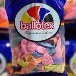 بادکنک بالوتکس مدل پاستیلی کد DB21 بسته 100 عددی