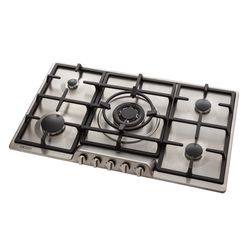 اجاق گاز صفحه‌ای پنج شعله استیل البرز مدل S-5907