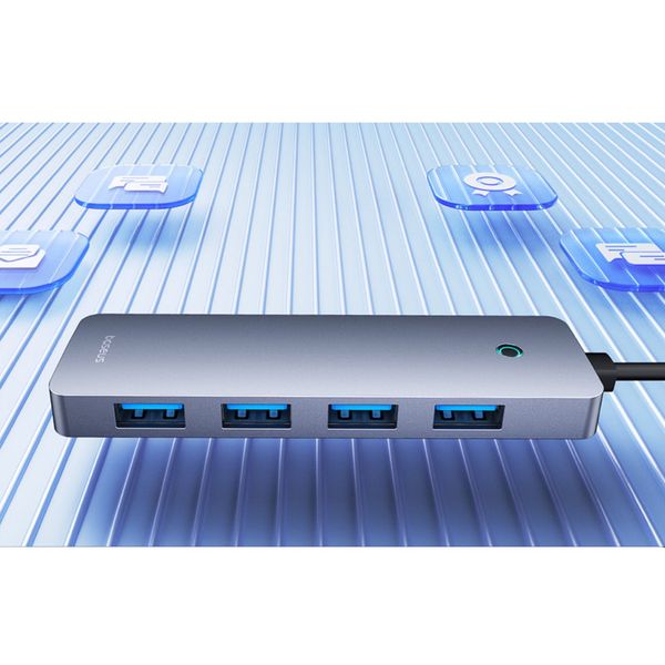 هاب 5 پورت USB 3.0 باسئوس مدل BS-OH080 15cm (گارانتی 24 ماهه آونگ)