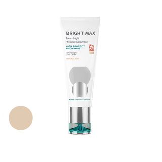 کرم ضد آفتاب رنگی برایت مکس SPF 50 مدل P02 مناسب انواع پوست‌ حجم 40 میلی‌لیتر
