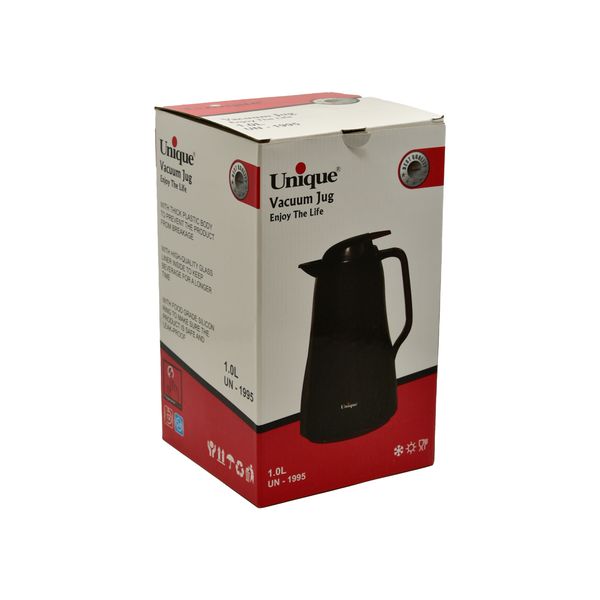 فلاسک یونیک مدل شیشه دار کد 1995 گنجایش 1 لیتر