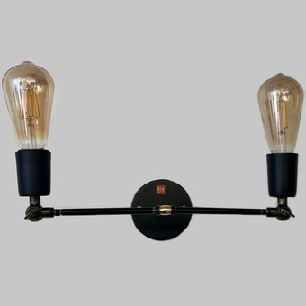 چراغ سقفی دیواری 2 شعله نورهام مدل گراهام