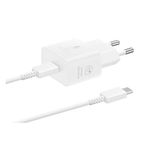 شارژر دیواری 25 وات سامسونگ مدل EP-T2510X به همراه کابل USB-C به طول 1 متر