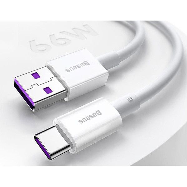 کابل USB به USB-C باسئوس مدل Superior Series Fast Charging (6A 66W) طول 1 متر