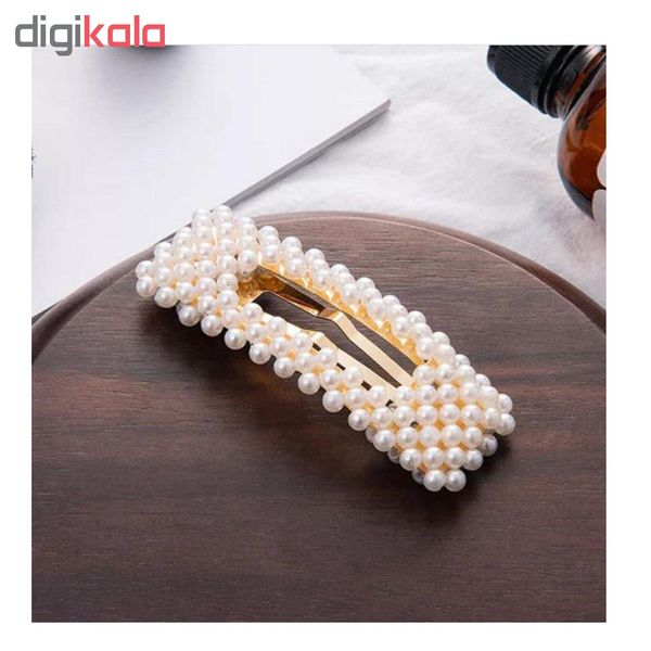 گیره مو طرح مروارید کد 115 تک سایز