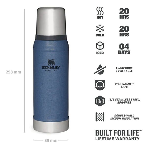 فلاسک استنلی مدل CLASSIC LEGENDARY کد F2022 گنجایش 0.75 لیتر*137