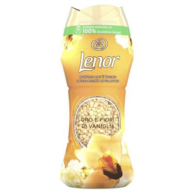خوشبو کننده لباس لنور مدل ORO E FIORI DI VANIGLIA وزن 210 گرم