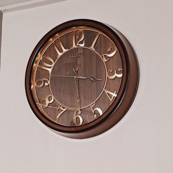 ساعت دیواری ولدر مدل 53 صفحه چوبی