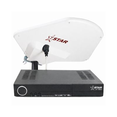 گیرنده دیجیتال مدل STAR.HEVC.SR88000 به همراه آنتن هوایی STAR