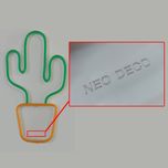 چراغ دیواری نئو دکو مدل کاکتوس