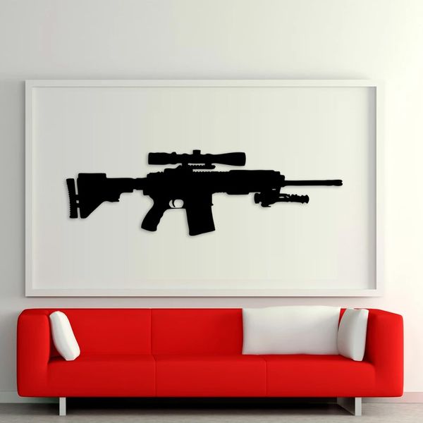 استیکر مدل m4 gun02