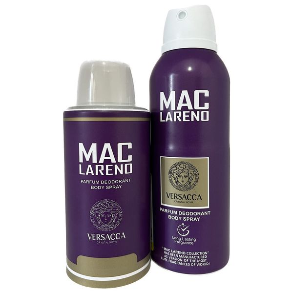 اسپری خوشبو کننده بدن زنانه مک لارنو مدل ورساچ کریستال حجم 200 میلی لیتر