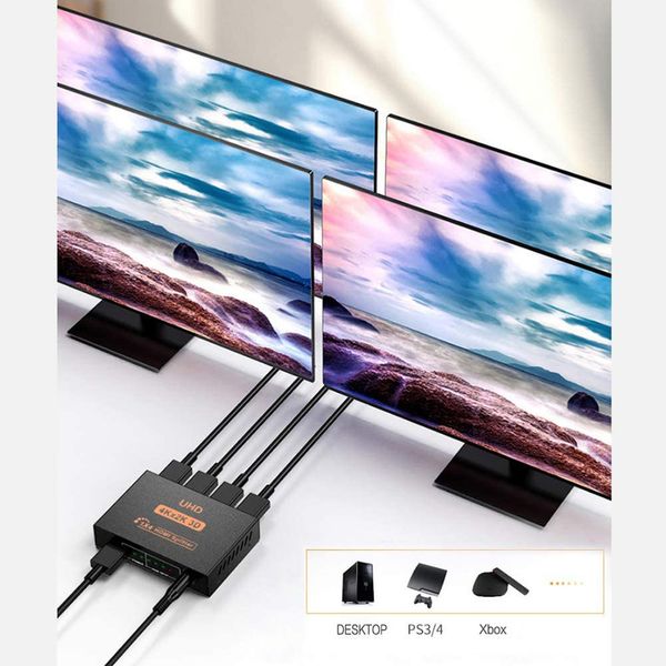 اسپلیتر 1 به 4 HDMI مدل UHD-HTS 4K