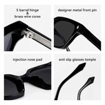 عینک آفتابی ویفرر (Wayfarer) آلبرت وگ مدل SZ8104 Obsidian