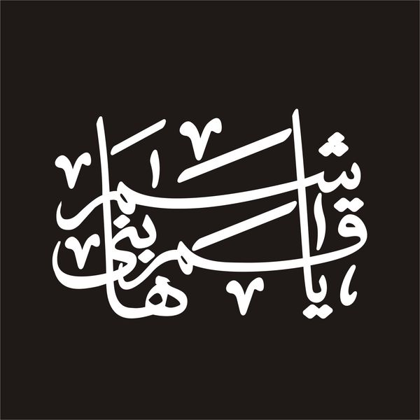 برچسب بدنه خودرو لیزارد مدل مذهبی طرح قمر بنی هاشم ع کد LZD-026