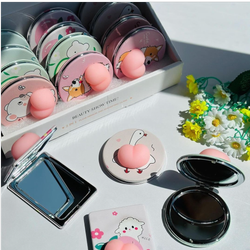 آینه هلویی بی ادب مدل گرد جیبی 2طرفه