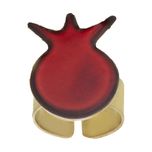 انگشتر زنانه طرح انار کد 122