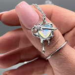 گردنبند قلب کرومی