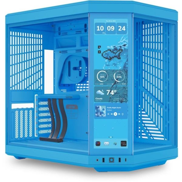CASE HYTE Y70 Blueberry Milk Touch Infinite Mid Tower Blue