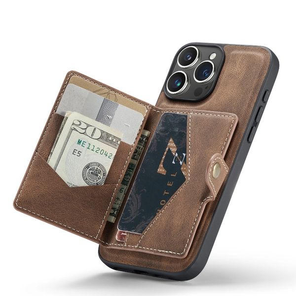 کاور جیهود مدل Leather Wallet مناسب برای گوشی موبایل اپل iPhone 15 Pro