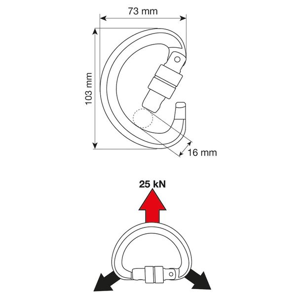 کارابین کمپ مدل TRIAD LOCK F2022