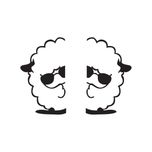 استیکر کلید پریز طرح گوسفند کد 02 بسته 2 عددی