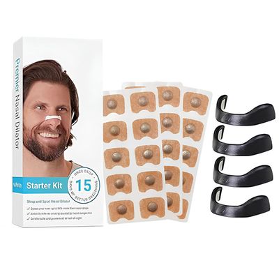 گیره رفع خروپف مدل Starter مجموعه 4 عددی به همراه چسب بینی بسته 3 عددی