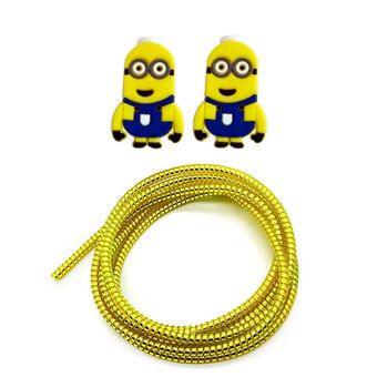 محافظ کابل شارژ و هندزفری طرح میلیون مدل Minion11 بسته سه عددی