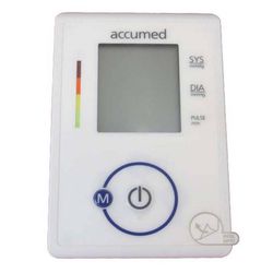 فشارسنج بازویی دیجیتال اکیومد مدل CG-165 با نمایشگر LCD بزرگ، حافظه 90 عددی، محاسبه میانگین 3 نتیجه آخر و اندازه‌گیری ضربان قلب 
