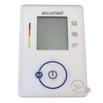 فشارسنج بازویی دیجیتال اکیومد مدل CG-165 با نمایشگر LCD بزرگ، حافظه 90 عددی، محاسبه میانگین 3 نتیجه آخر و اندازه‌گیری ضربان قلب 