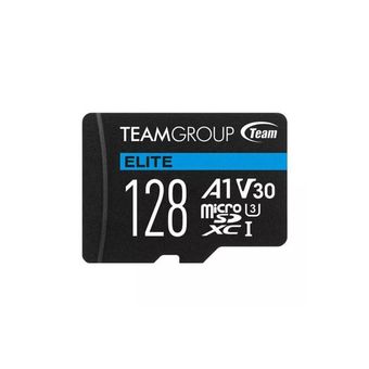 کارت حافظه microSDXC تیم گروپ مدل ELITE کلاس 10 استاندارد UHS-I U3 سرعت 90MBps ظرفیت 128 گیگابایت با گارانتی مادام العمر