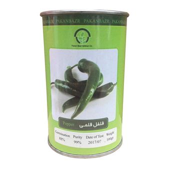 بذر فلفل قلمی تند پاکان بذر مدل PB100G-08
