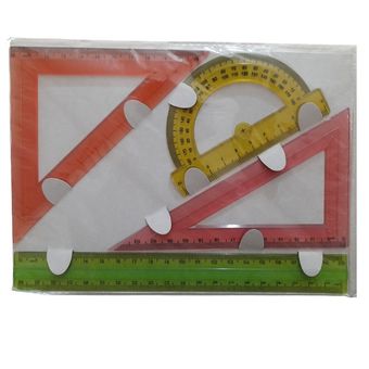 ست خط کش کد 01 مجموعه 4 عددی