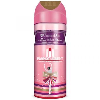 اسپری خوشبو کننده بدن زنانه پلی هات مومنت مدل Christian Dior Miss Dior Cherie حجم 200 میلی لیتر