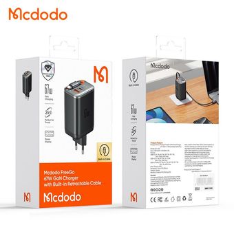 شارژر دیواری 67 وات مک دودو مدل MCDODO FreeGo CH-410