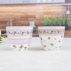 کاپ دسرخوری انگلیش هوم مدل Winter Rose بسته 2 عددی